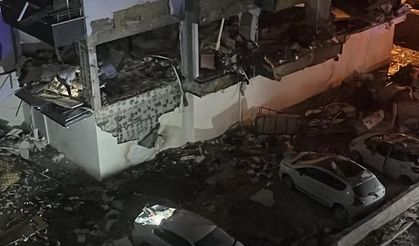 Niğde'de 16 kişinin yaralandığı patlama, binada büyük hasara yol açtı