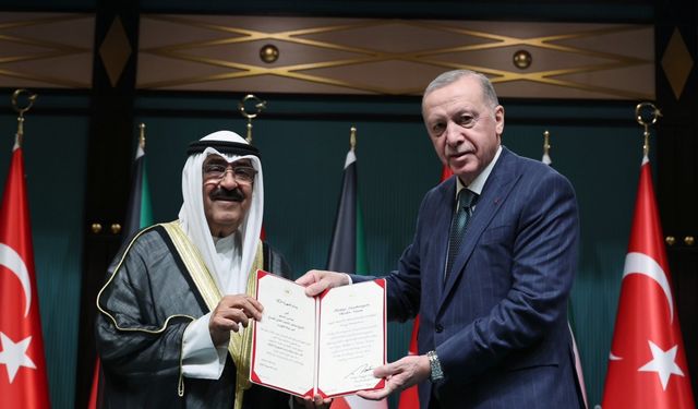 Cumhurbaşkanı Erdoğan, Kuveyt Emiri El Sabah'ı ağırladı