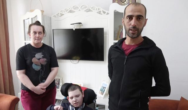 Serebral palsi hastası 9 yaşındaki İsmail'e sürpriz hediye