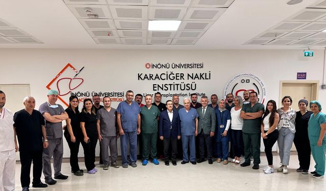 İnönü Üniversitesi'nde, yedili çapraz karaciğer nakli ikinci kez yapıldı