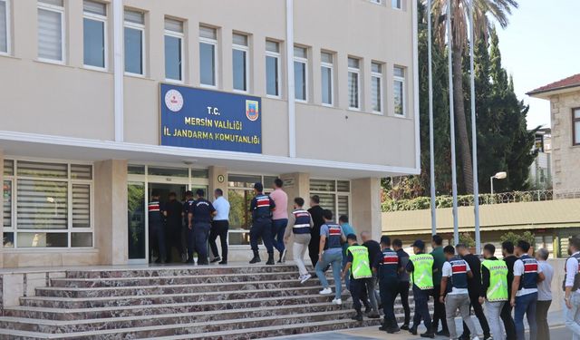 Mersin merkezli 9 ilde resmi belgede sahtecilik operasyonunda 16 tutuklama