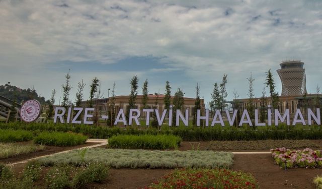 Rize-Artvin Havalimanı'nı 8 ayda 754 bin 102 yolcu kullandı