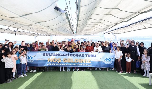 Sultangazi Belediyesi'nden kadınlara özel boğaz turu