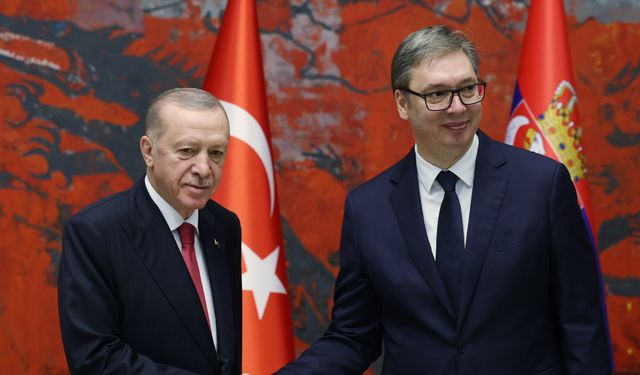 Cumhurbaşkanı Erdoğan, Sırbistan Cumhurbaşkanı Vucic ile görüştü