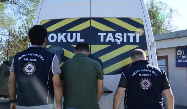 Kaçak göçmen organizatörüne suç üstü