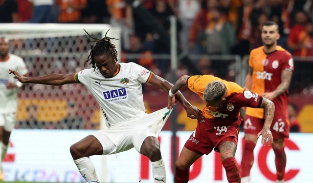 Galatasaray, Alanyaspor’u 1-0 ile geçti