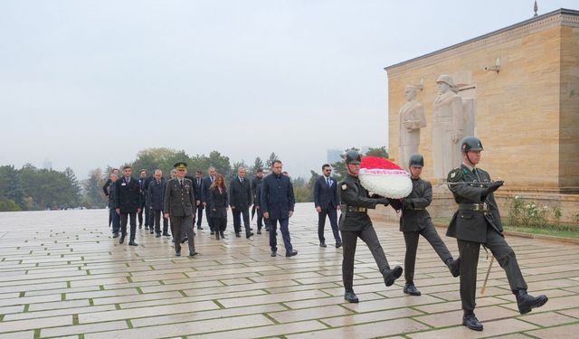 ASELSAN heyeti Anıtkabir’i ziyaret etti