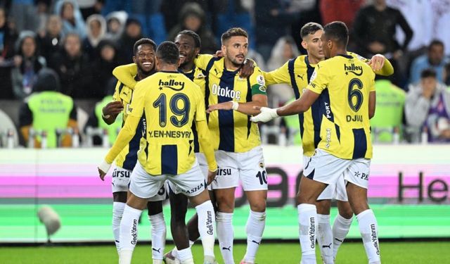 Fenerbahçe, son saniye golüyle Trabzon’dan 3 puanla dönüyor