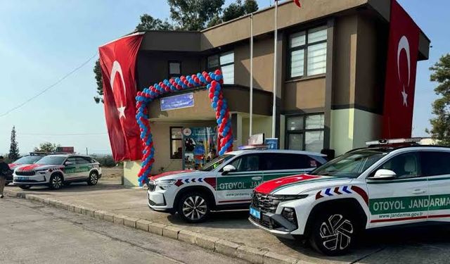 Edirne'de otoyol jandarması 24 saat görevinin başında