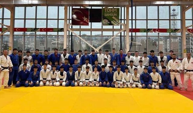 Judo Ümit Milli Takımı hazırlıklarına Samsun’da devam ediyor