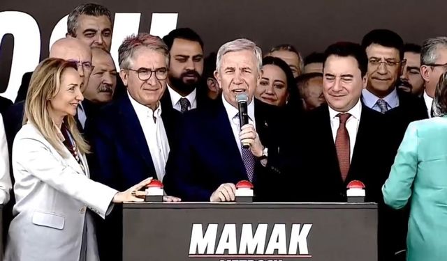 Ankara'da 'Mamak Metrosu'nun temeli atıldı