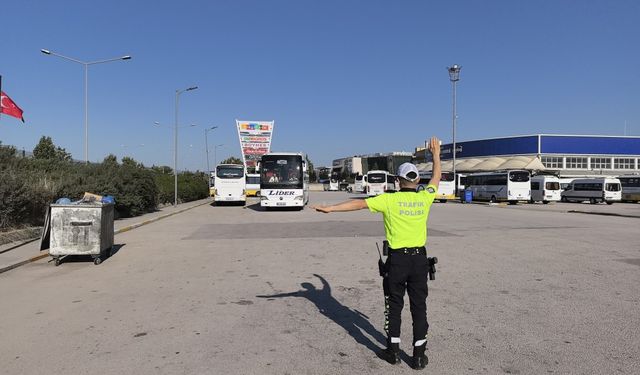 Bursa'da şehirlerarası otobüslerde ‘bayram’ denetimi