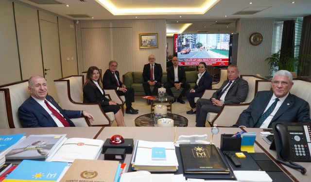 Ümit Özdağ ile Müsavat Dervişoğlu’nu Ziyaret Etti