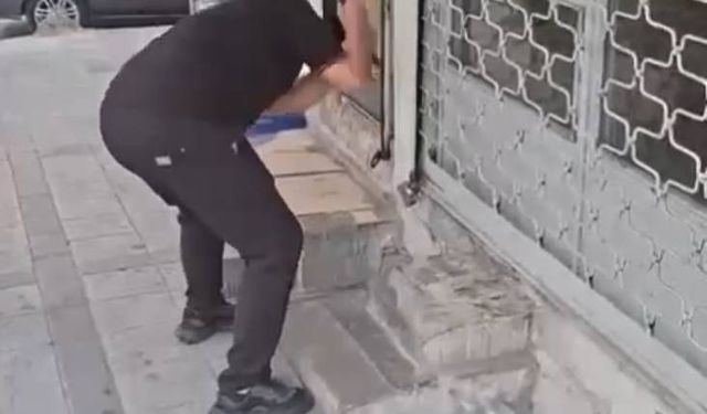 Bağcılar’da sinyal takibiyle kayıp telefonunu camı kırıp aldı