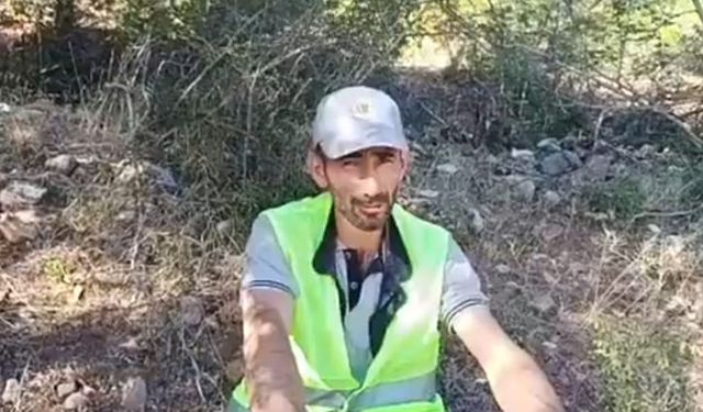 Otomobille takla atıp şarampole yuvarlandı, araçtan hafif sıyrıklarla çıktı