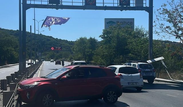 Sarıyer’de fidanlığa uçan araçtan sağ çıktı, gören şaştı