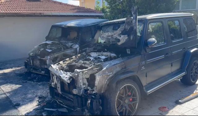 Sarıyer’de iş insanlarına ait cipler kundaklandı