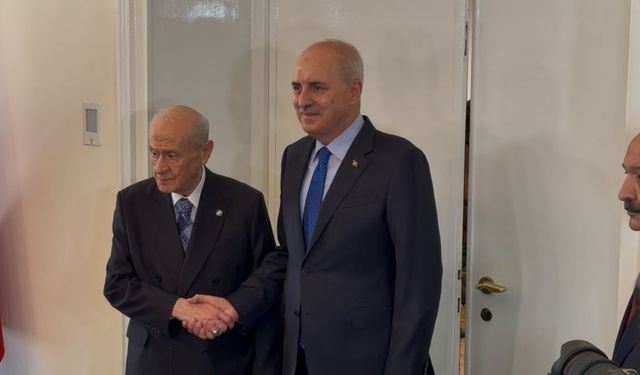 TBMM Başkanı Kurtulmuş, Bahçeli'yi ziyaret etti