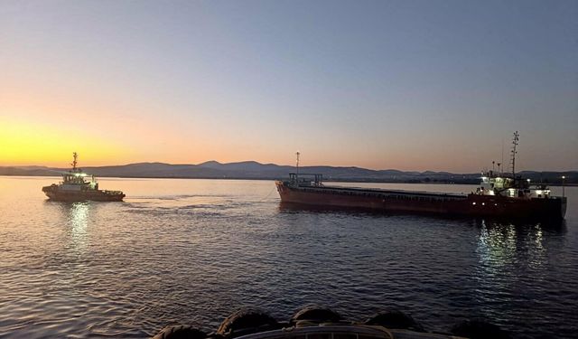 Çanakkale Boğazı'nda gemi arızası