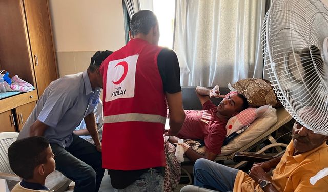 Türk Kızılay, Gazze'deki El Kudüs Hastanesine her gün sıcak yemek ulaştırıyor