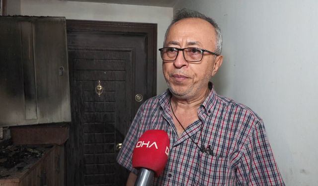 Ümraniye'de 5 katlı binanın çatısında çıkan yangın söndürüldü