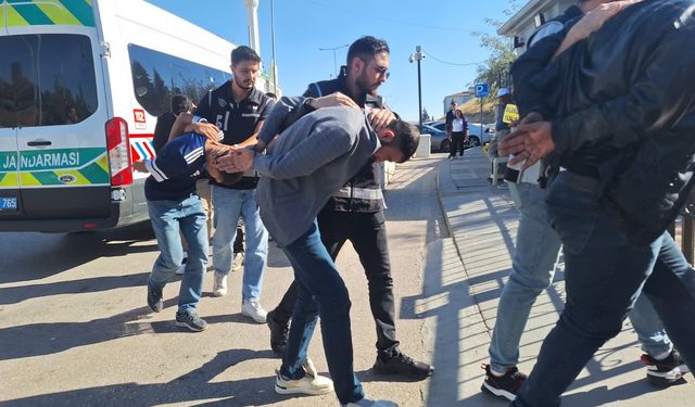 Ankara'da suç örgütü soruşturmasında 5 tutuklama /Video eklendi
