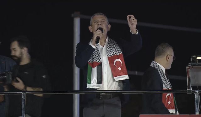 Eyüpsultan'da 4 partinin katıldığı 'Filistine Destek' mitingi düzenlendi