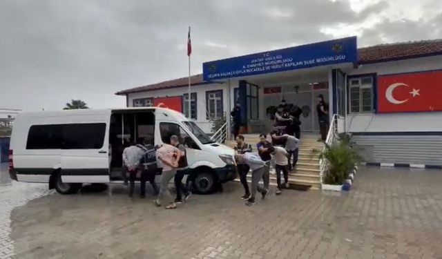 2 ildeki göçmen kaçakçılığı operasyonunda 10 tutuklama