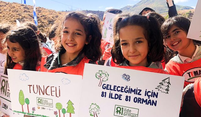 ‘81 İlde 81 Orman' projesi Tunceli ile devam ediyor