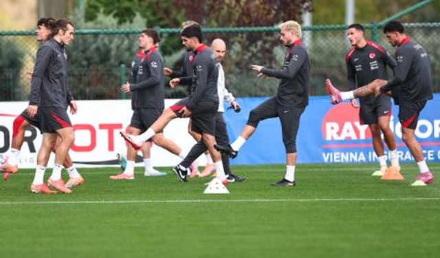 A Milli Takım, Gürcistan maçının hazırlıklarına başladı