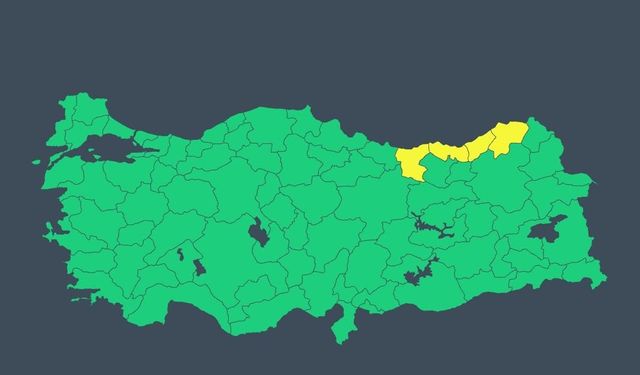 Bakanlıktan 17 il için 'kuvvetli sağanak' uyarısı
