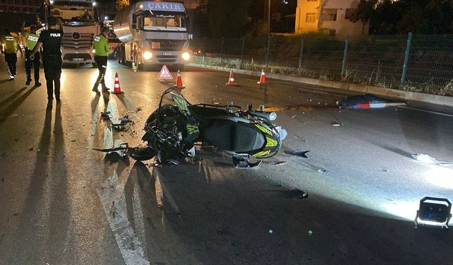Muğla'da iş makinesine arkadan çarpan motosikletin sürücüsü öldü