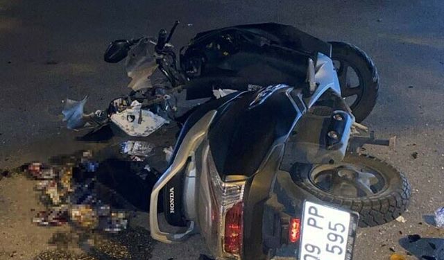 Otomobilin çarptığı motosikletin sürücüsü öldü, eşi yaralandı