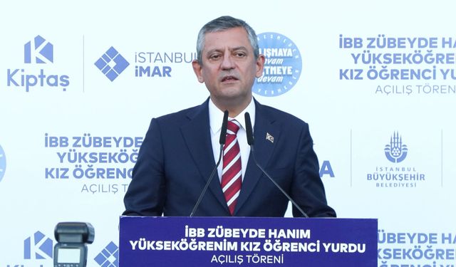 Özgür Özel, Şişli'de kız öğrenci yurdu açılış törenine katıldı