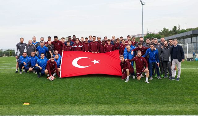 Trabzonspor, Galatasaray maçının hazırlıklarını sürdürdü