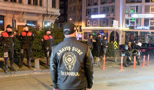 Beyoğlu'nda dron destekli ‘Huzur Uygulaması' gerçekleştirildi