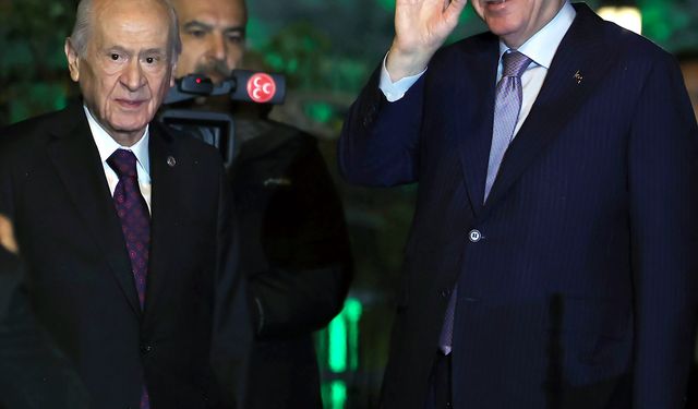 Cumhurbaşkanı Erdoğan, Bahçeli ile bir araya geldi