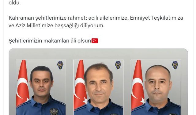 Bakan Yerlikaya: Yalova'da 6 terörist etkisiz hale getirildi, 3 polisimiz şehit oldu