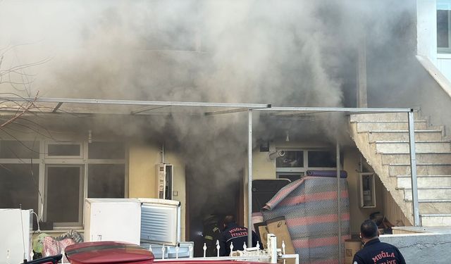 Muğla'da kavga sonrası yaşadığı evi ateşe verdiği öne sürülen kadın tutuklandı