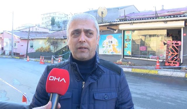 Sarıyer'de zemininde kayma oluşan binanın sahibi: Kontrollü yıkılması lazım