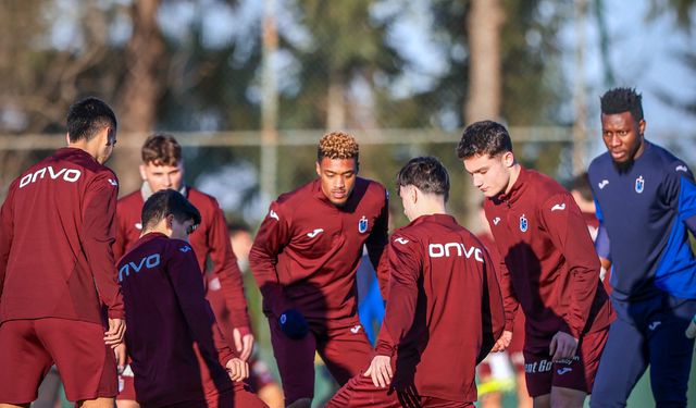 Trabzonspor'da Gençlerbirliği hazırlıkları sürdü