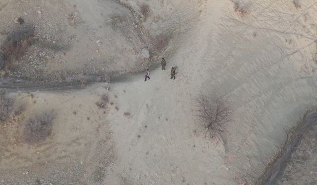 Tunceli'de yaban keçisi avlayanlara dron destekli operasyon