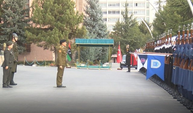 Bakan Güler, Libya Genelkurmay Başkan Vekili Korgeneral Al‑Namroush'u kabul etti
