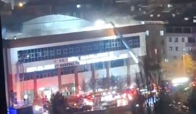 Başkentte saunada çıkan yangın söndürüldü