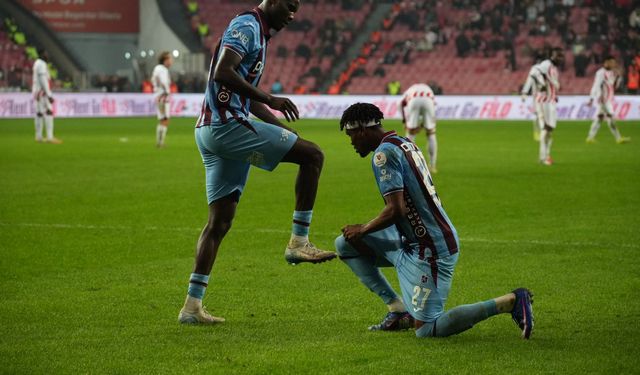 Trabzonspor deplasmanda şov yaptı Samsun’da 3 gol, 3 puan!