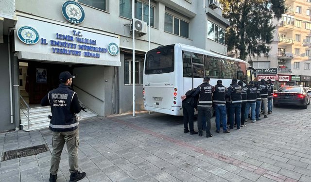 İzmir'de suç örgütüne operasyon; 7 tutuklama