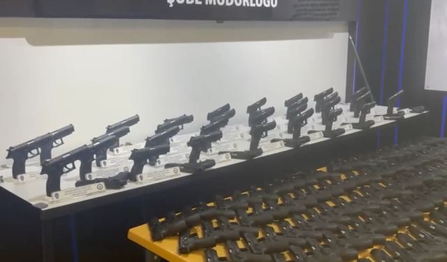 Ankara'da 228 adet tabanca ele geçirildi
