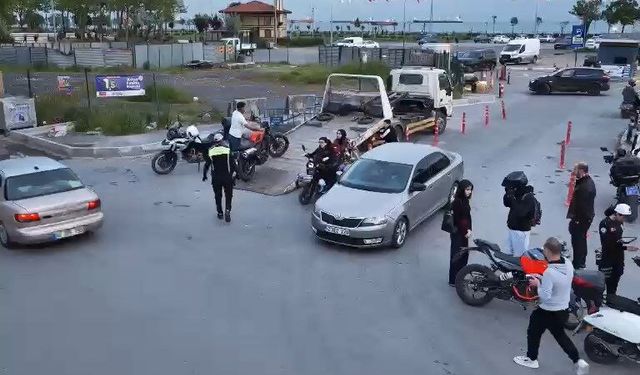 Avcılar Sahili'nde dronlu denetimde uyuşturucu ele geçirildi