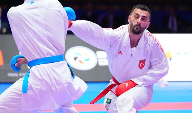 Avrupa Karate Şampiyonası'nda Uğur Aktaş'tan gümüş madalya