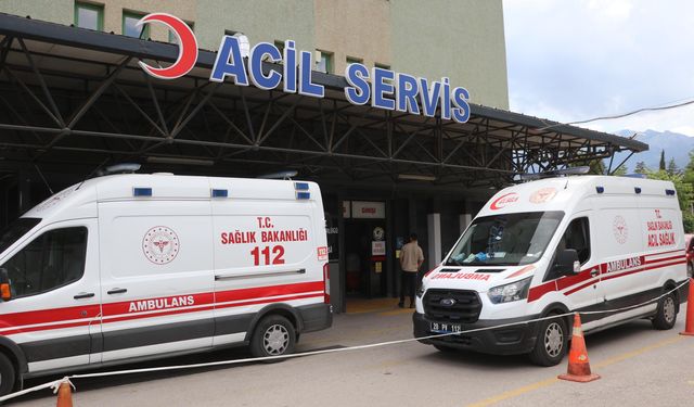 Denizli'de bariyerlere çarpan yolcu otobüsü yandı: 1'i bebek 8 ölü, 33 yaralı (2)